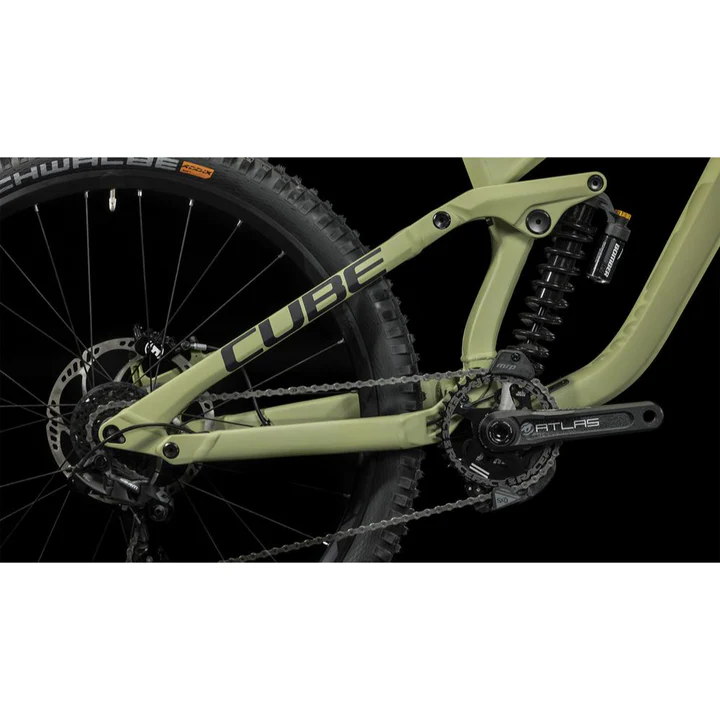 BICICLETA CUBE TWO15 RACE 27.5 LIGHTOLIVE'N'BLACK