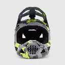 CASCO BICICLETA NEW RAMPAGE GRIS/AMARILLO CAMO FOX