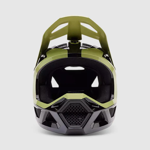 CASCO BICICLETA NEW RAMPAGE BARGE VERDE OLIVA FOX