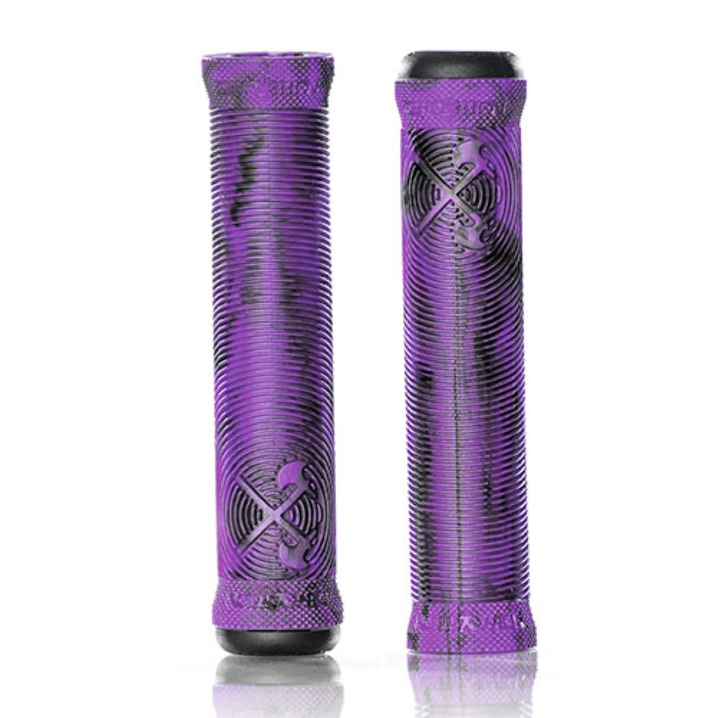 Puños BMX 166mm Purple/Black Foss