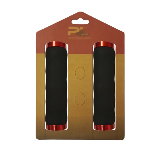 Puños Esponja Negro 2 Lock Rojo