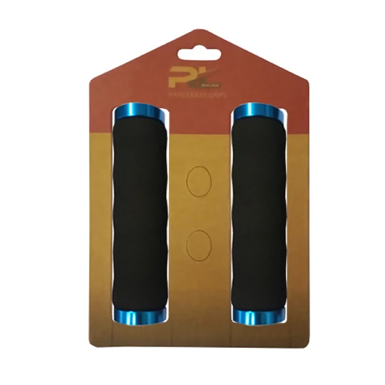 Puños Esponja Negro 2 Lock Azul