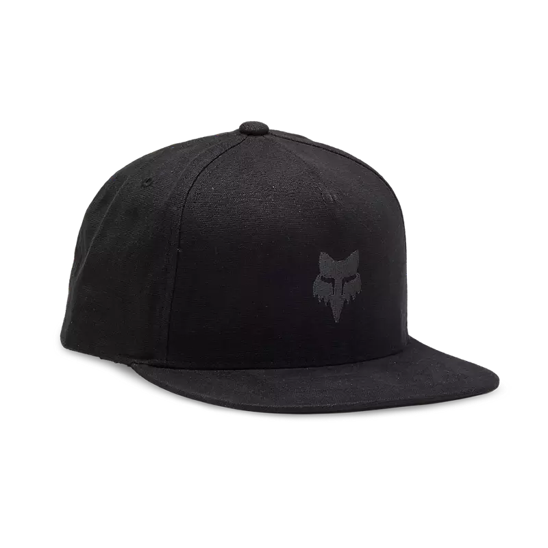 FOX HEAD SNAPBACK HAT BLK/CHAR