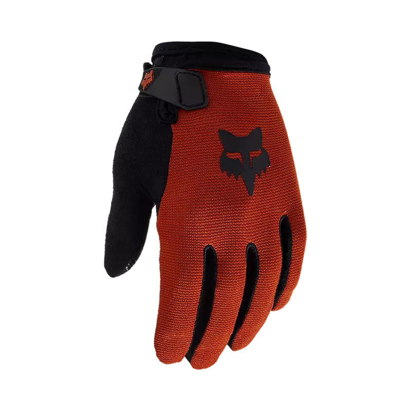 GUANTES FOX YTH RANGER BRNT ORG S