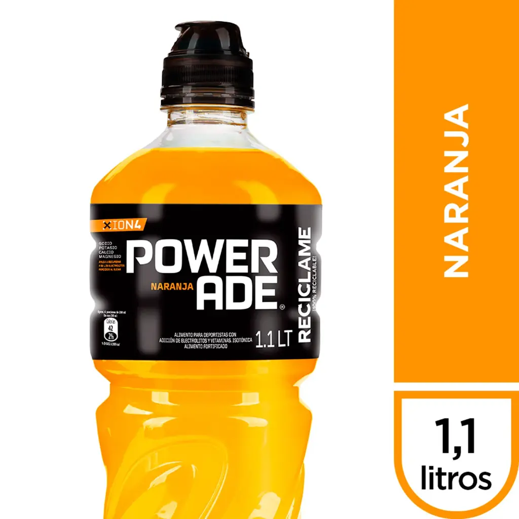 Powerade Naranja 1.1L