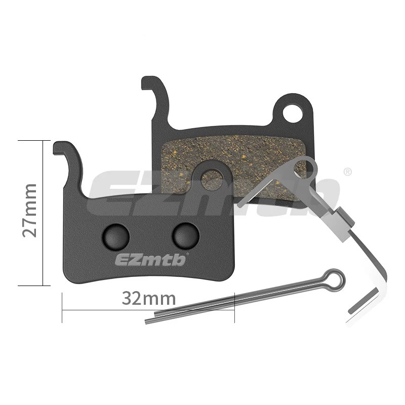 Pastillas de freno EZMTB M596 Metalicas