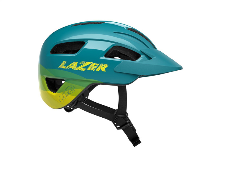 Casco Lazer Gekko Blue Yellow 