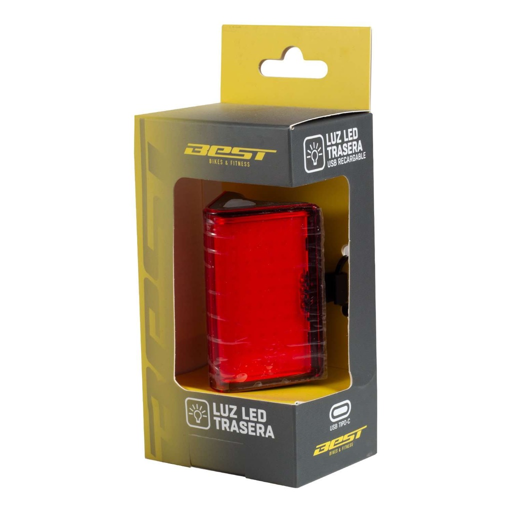 Luz Trasera Roja best alto brillo WLR 100 usb