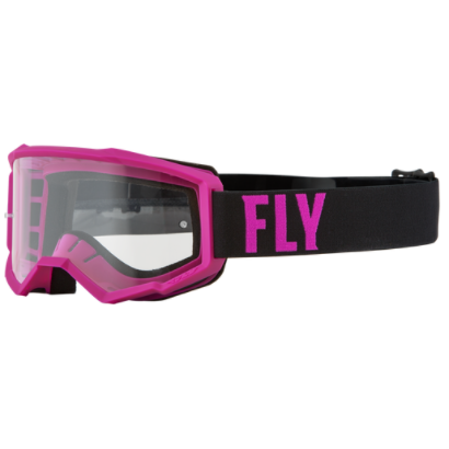 FOCUS GOGGLE PINK/BLACK CLEAR LENS