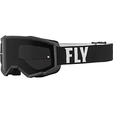 FOCUS SAND GOGGLE BLACK/WHITE DARK SMOKE LENS