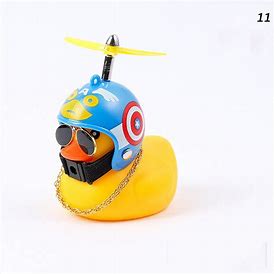 Toy Duck Casco Celeste