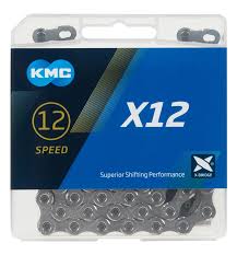 Cadena KMC x12 Silver/NG 1/2x11/128x126L