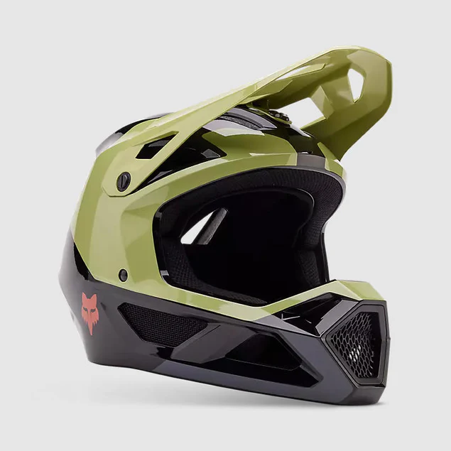 CASCO BICICLETA NEW RAMPAGE BARGE VERDE OLIVA FOX