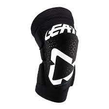 LEATT KNEE GUARD 3DF 5.0 WHT/BLK #JUNIOR