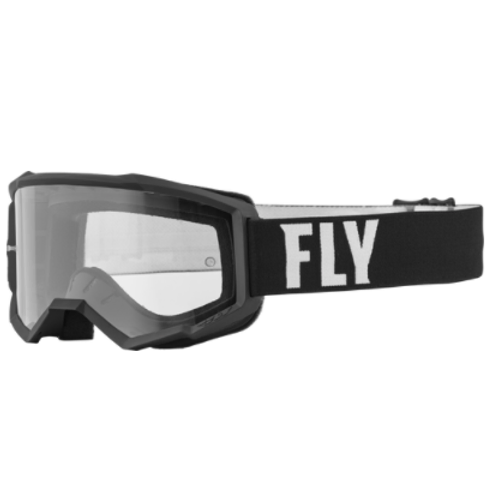 Fly Focus Goggle Black/White Clear Lens