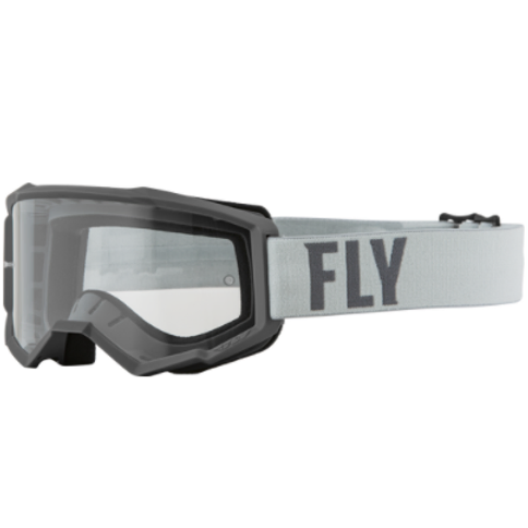 Fly Focus Goggle Grey/DarkGrey Clear Lens