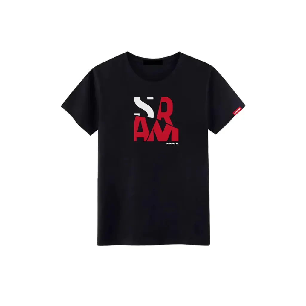 Polera Sram Fragments Black Talla M