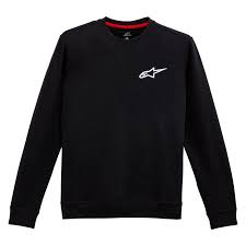 Poleron Alpinestar Ageless Crew Fleece Negro Talla L