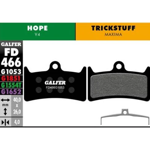 Pastilla De Freno Galfer Para Hope V4