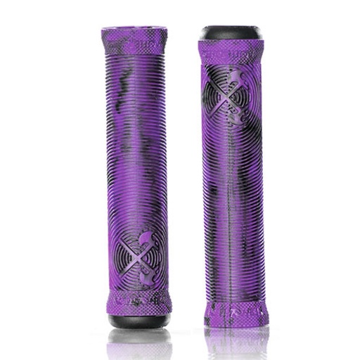 [23378] Puños BMX 166mm Purple/Black Foss