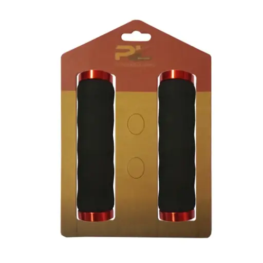 [20521] Puños Esponja Negro 2 Lock Rojo