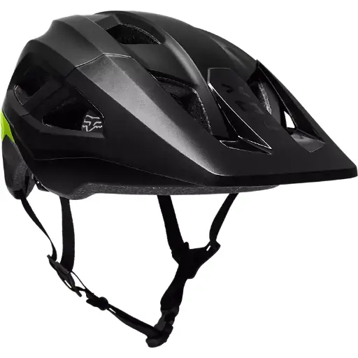 [30132-019-M] CASCO FOX MAINFRAME SG NEGRO/AMARILLO M