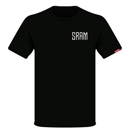 [P6826] Polera Sram S2206 Negro talla XL