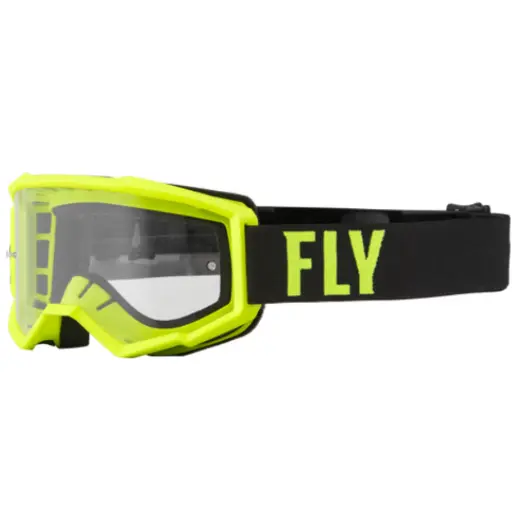 [Fly Focus Goggle Hi-Vis/black Clear Lens] Fly Focus Goggle Hi-Vis/black Clear Lens