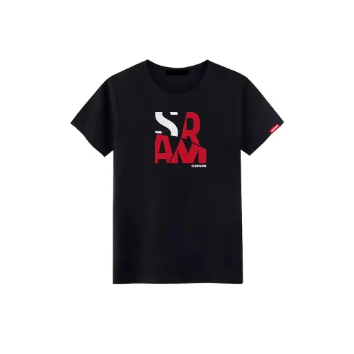 [Polera Sram Fragments Black Talla M] Polera Sram Fragments Black Talla M